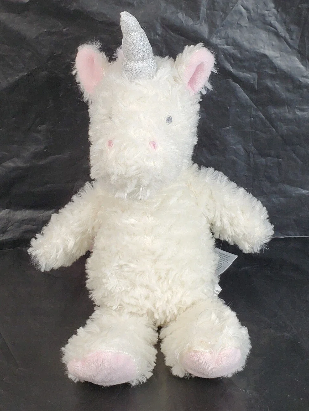 Just One You Carters Unicorn Shaggy Stuffed Animal Plush Baby Toy - GUC